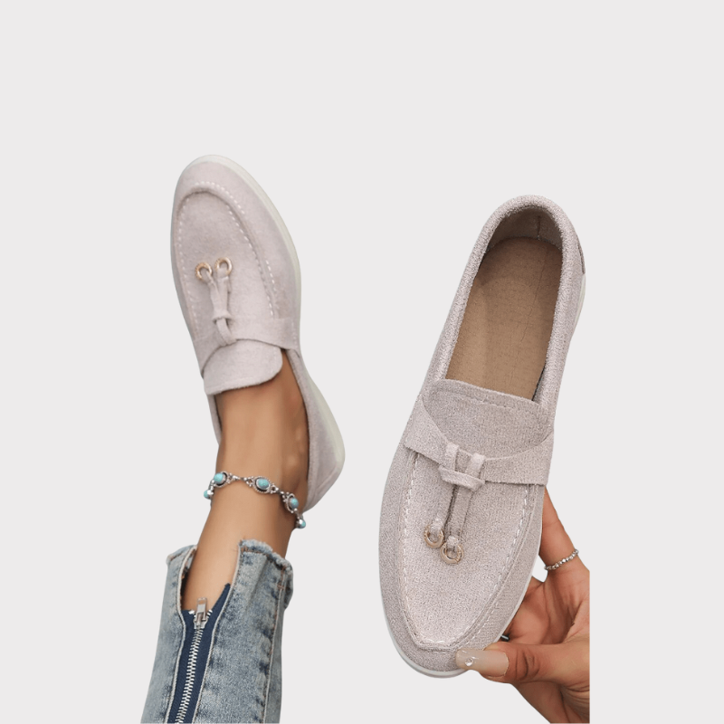 Coralie | Suede-Finish Everyday Loafers Liora Lane Boutique