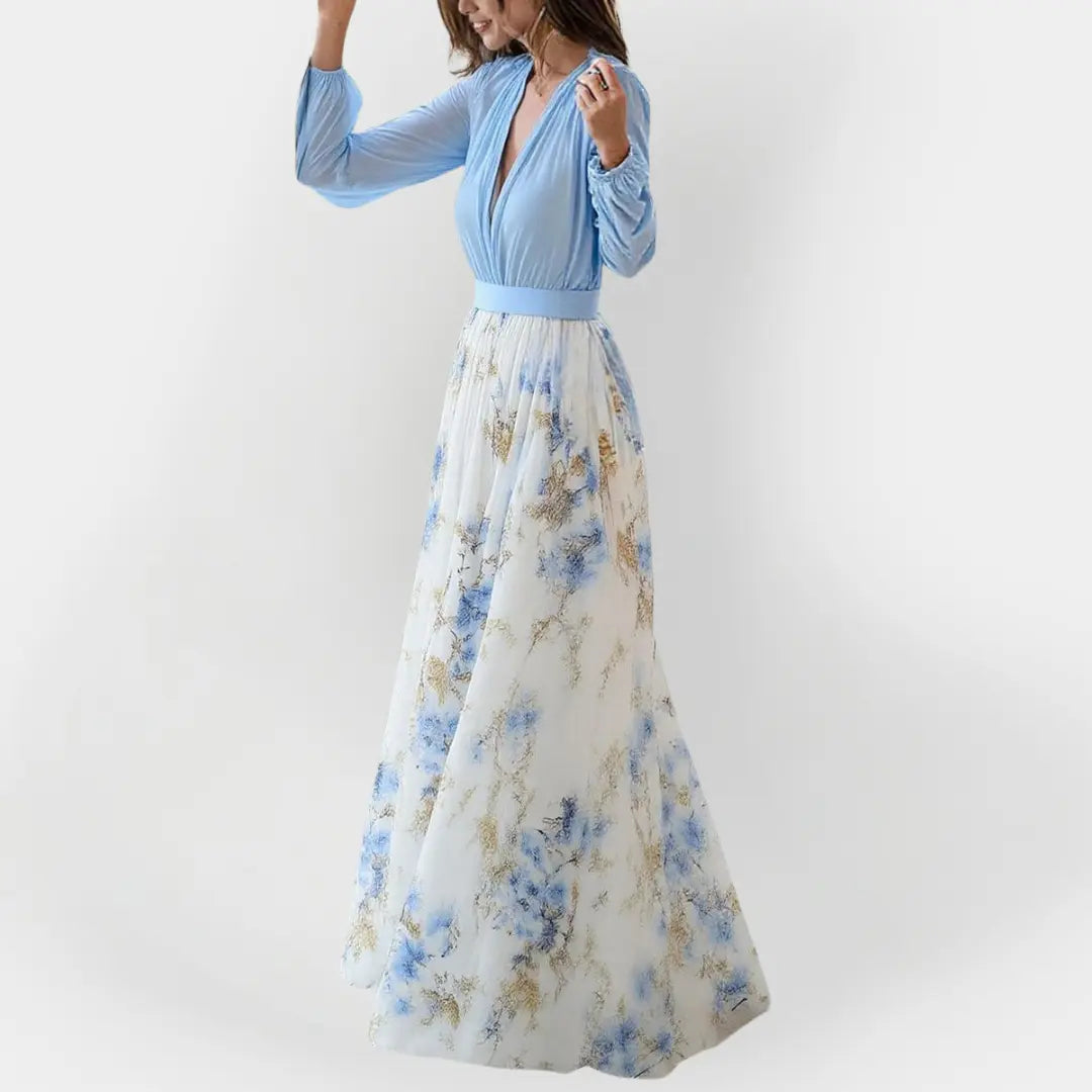 Maxi Dress with Floral Design Jasmine's Boutique Australia