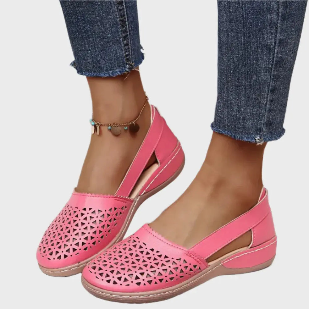 Breezy Cutout Comfort Flats Jasmine's Boutique Australia