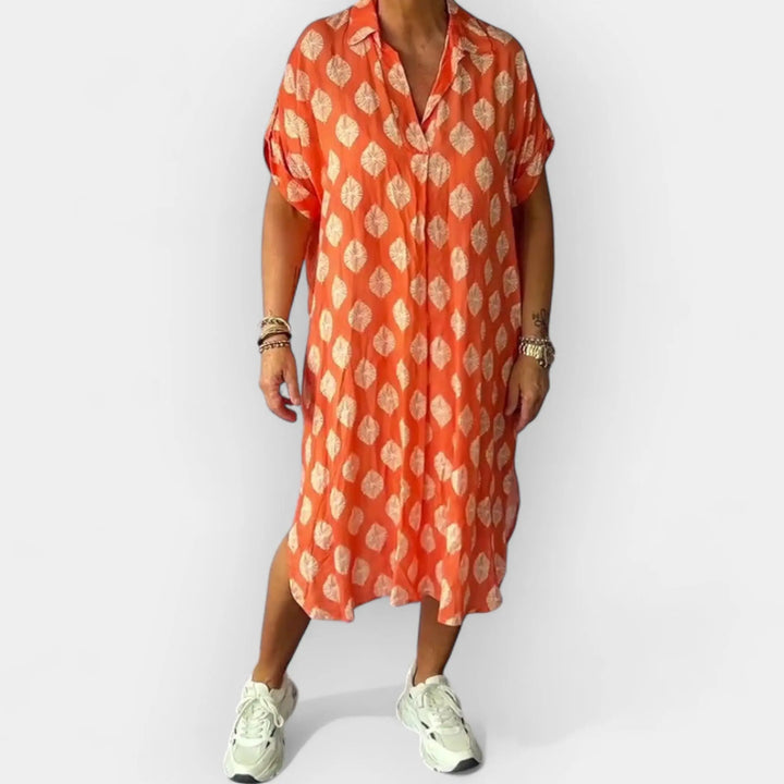 Airy Summer Dress with V-Neck Jasmine's Boutique Australia