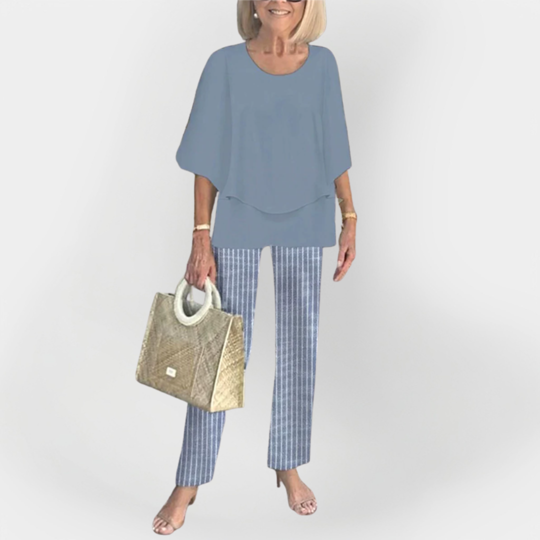 Stylish Set with Comfortable Top and Pants Jasmine's Boutique Australia