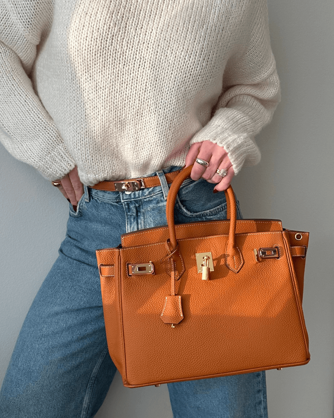 The Liora Luxe Tote – Caramel Edition Jasmine's Boutique Australia