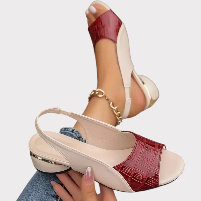 Marbella Two-Tone Slingback Sandals Jasmine's Boutique Australia