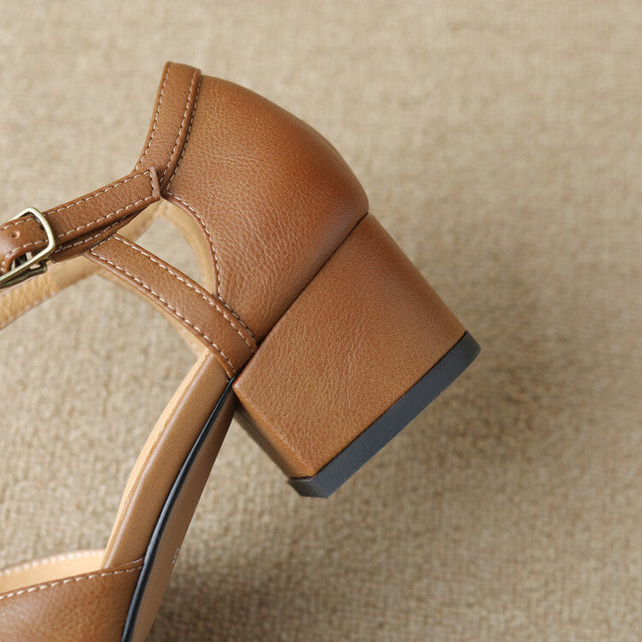 Zolain Genuine Leather Sandals  Liora Lane Boutique