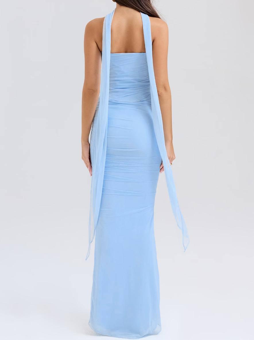 Blue Strapless Bodice and Skirt Set Jasmine's Boutique Australia