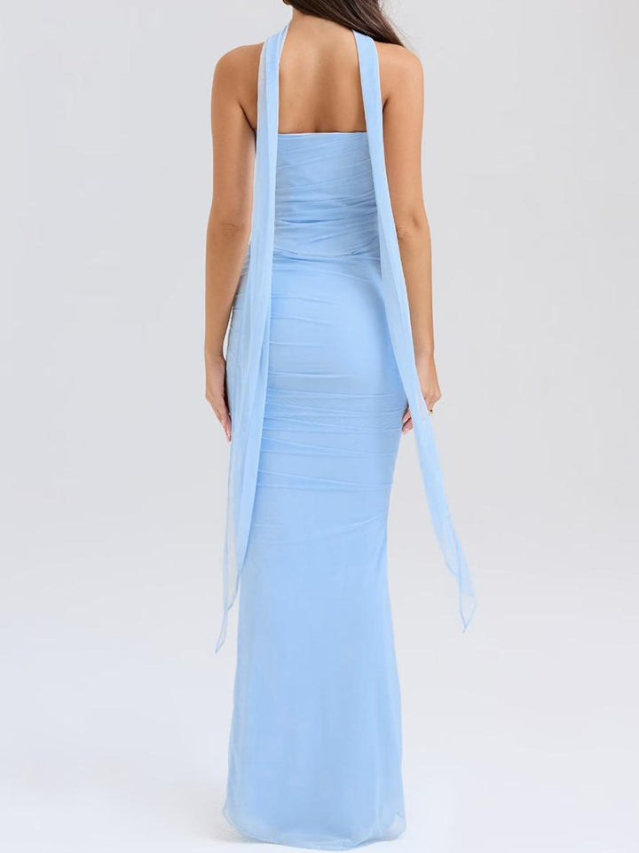 Blue Strapless Bodice and Skirt Set Jasmine's Boutique Australia