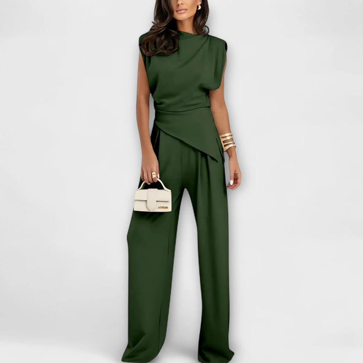 Asymmetrical Set with Dramatic Shoulders Jasmine's Boutique Australia