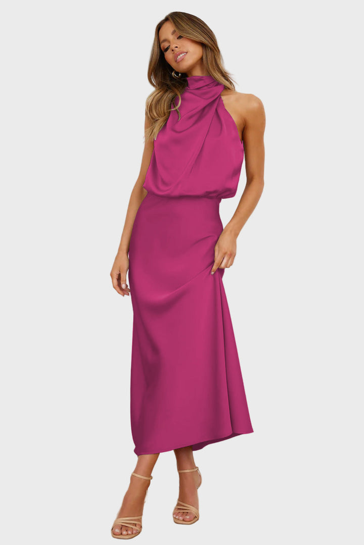 Grace High-Neck Midi Dress Jasmine's Boutique Australia