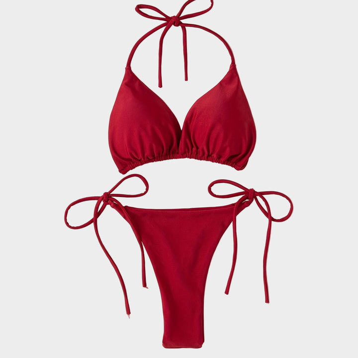 Halter Bikini with V Slip Jasmine's Boutique Australia