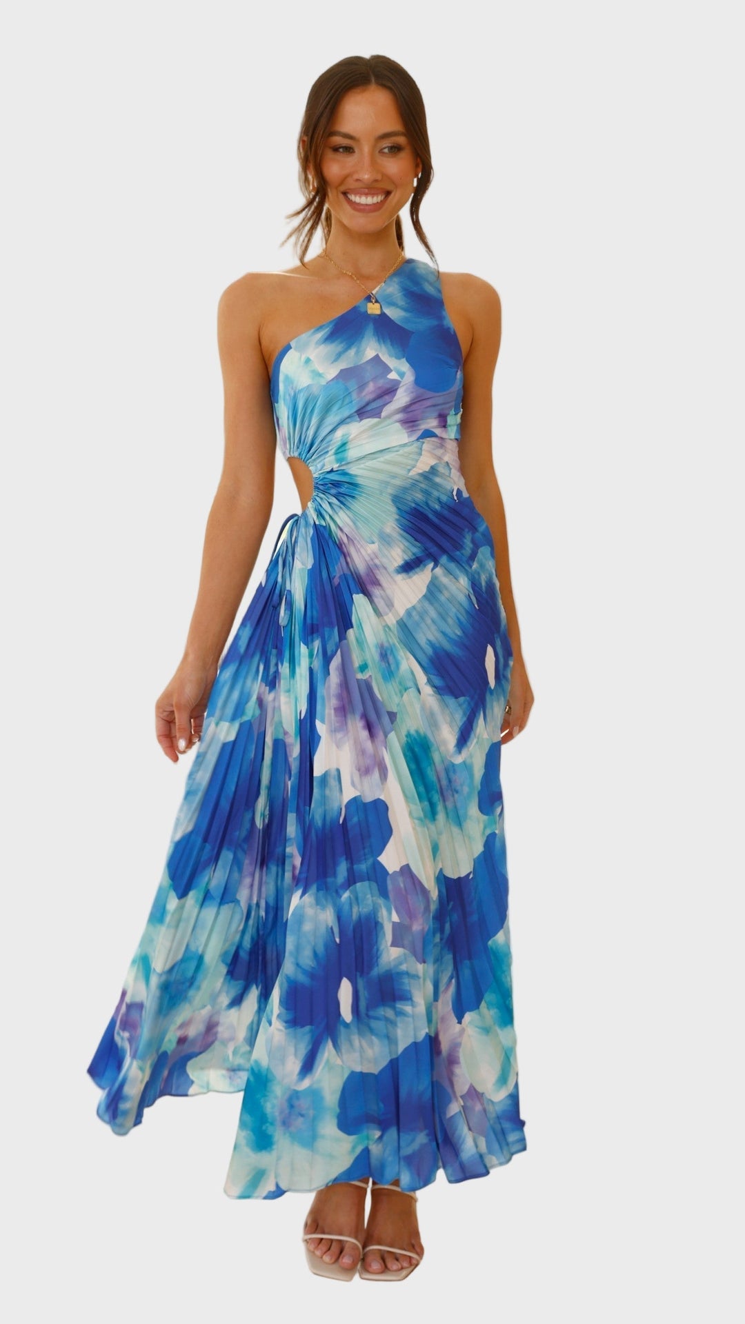 Ocean Breeze One-Shoulder Maxi Dress Jasmine's Boutique Australia