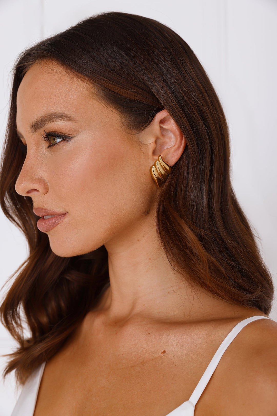 Gold-Plated 18-Carat Gold Catalina Earrings Jasmine's Boutique Australia