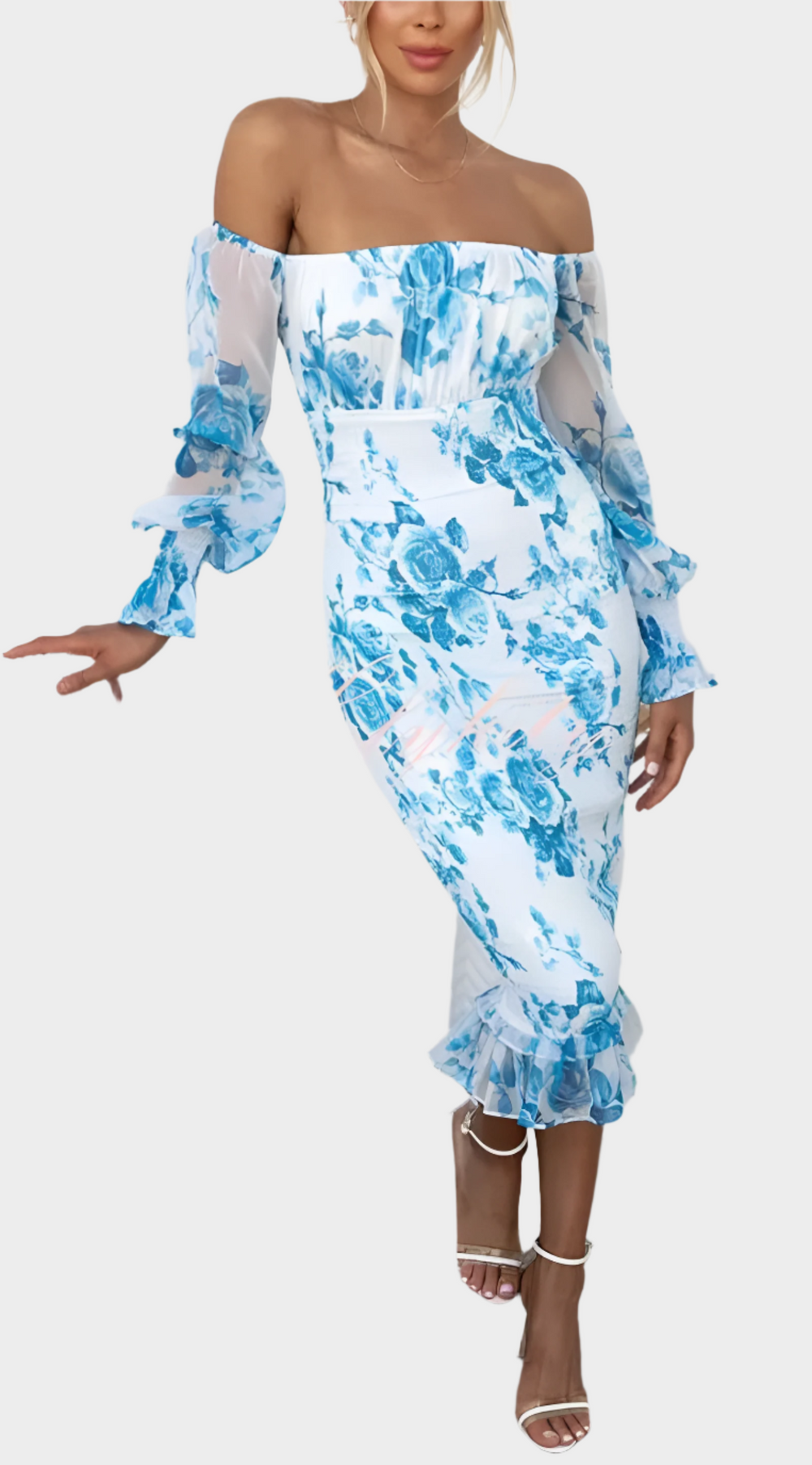 Sweet Floral Midi Dress Jasmine's Boutique Australia