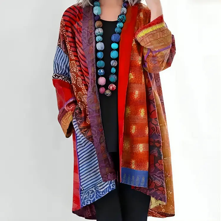 Ocean Mosaic Kimono Coat Jasmine's Boutique Australia