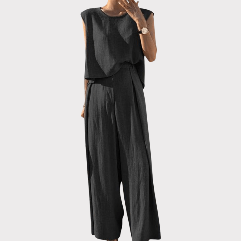 Dayanna | Wide-Leg Two-Piece Set Liora Lane Boutique
