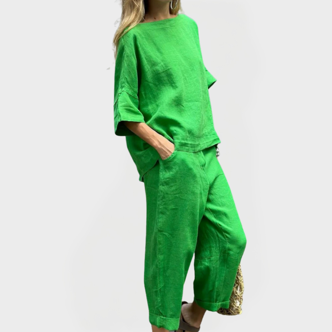 Dress Set with Natural Designs Jasmine's Boutique Australia