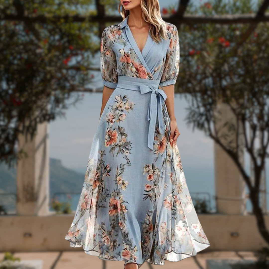 Aurora - Elegant Floral Dress Jasmine's Boutique Australia