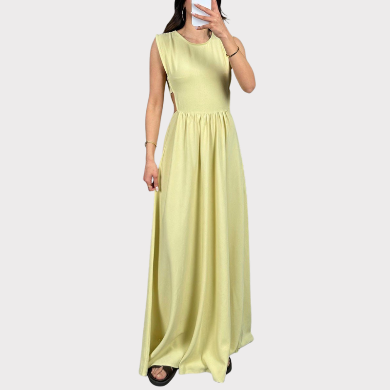 Delina | Cut-Out Maxi Dress Liora Lane Boutique