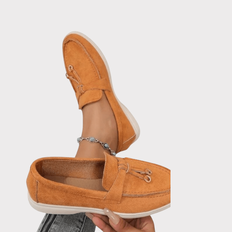 Coralie | Suede-Finish Everyday Loafers Liora Lane Boutique