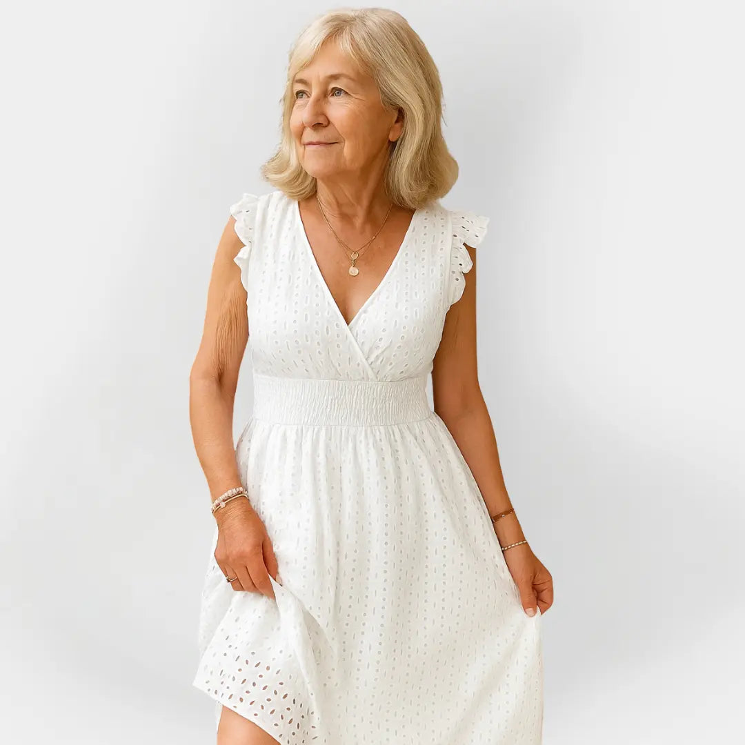 Impressive Dress with Puff Waist Jasmine's Boutique Australia