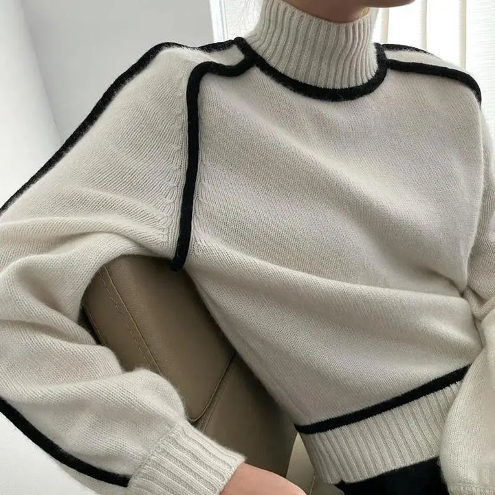 Modern Contrast Trim Sweater Jasmine's Boutique Australia