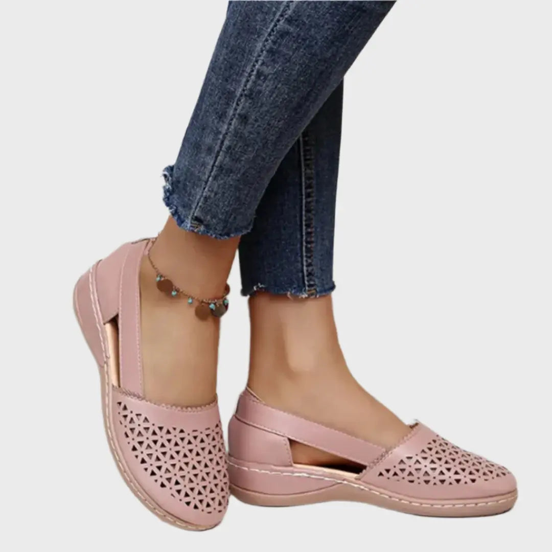 Breezy Cutout Comfort Flats Jasmine's Boutique Australia