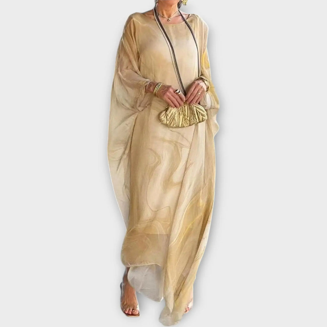 Maxi Kaftan with Sheer Texture Jasmine's Boutique Australia