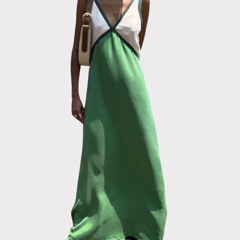 Diamond | Lightweight V-Neck Maxi Dress Liora Lane Boutique