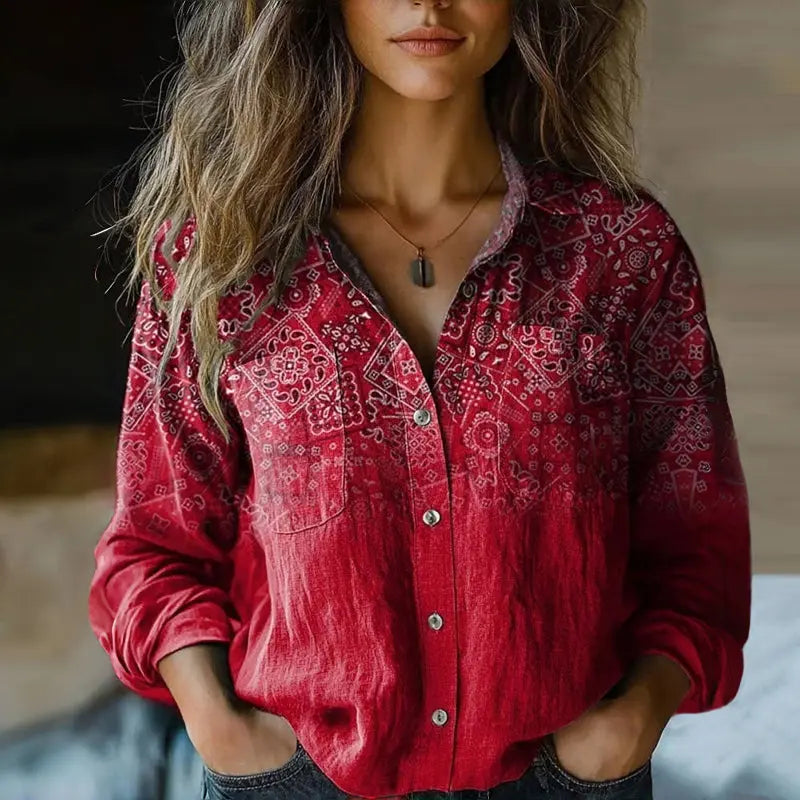Olive Meadow Embroidered Shirt Jasmine's Boutique Australia