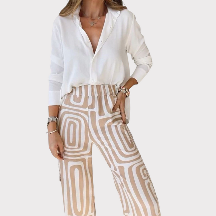 Calla | Long-Sleeve Two-Piece Set Liora Lane Boutique