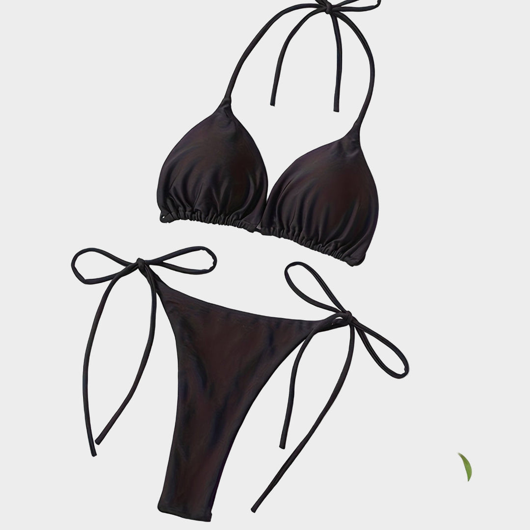 Halter Bikini with V Slip Jasmine's Boutique Australia