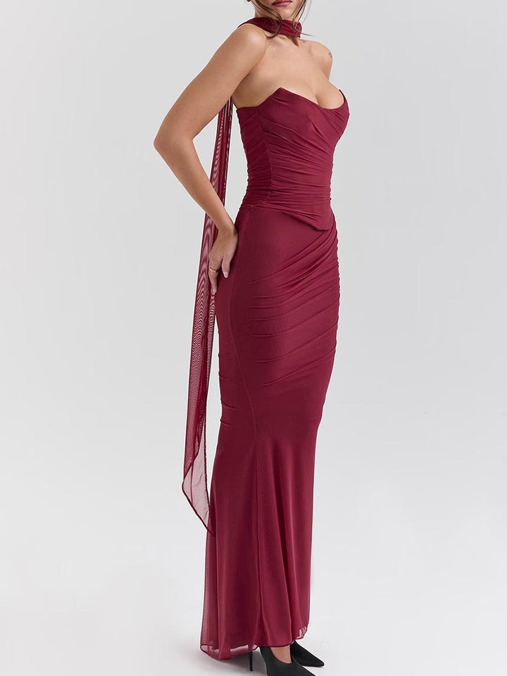 Purple Strapless Bustier and Skirt Set Jasmine's Boutique Australia