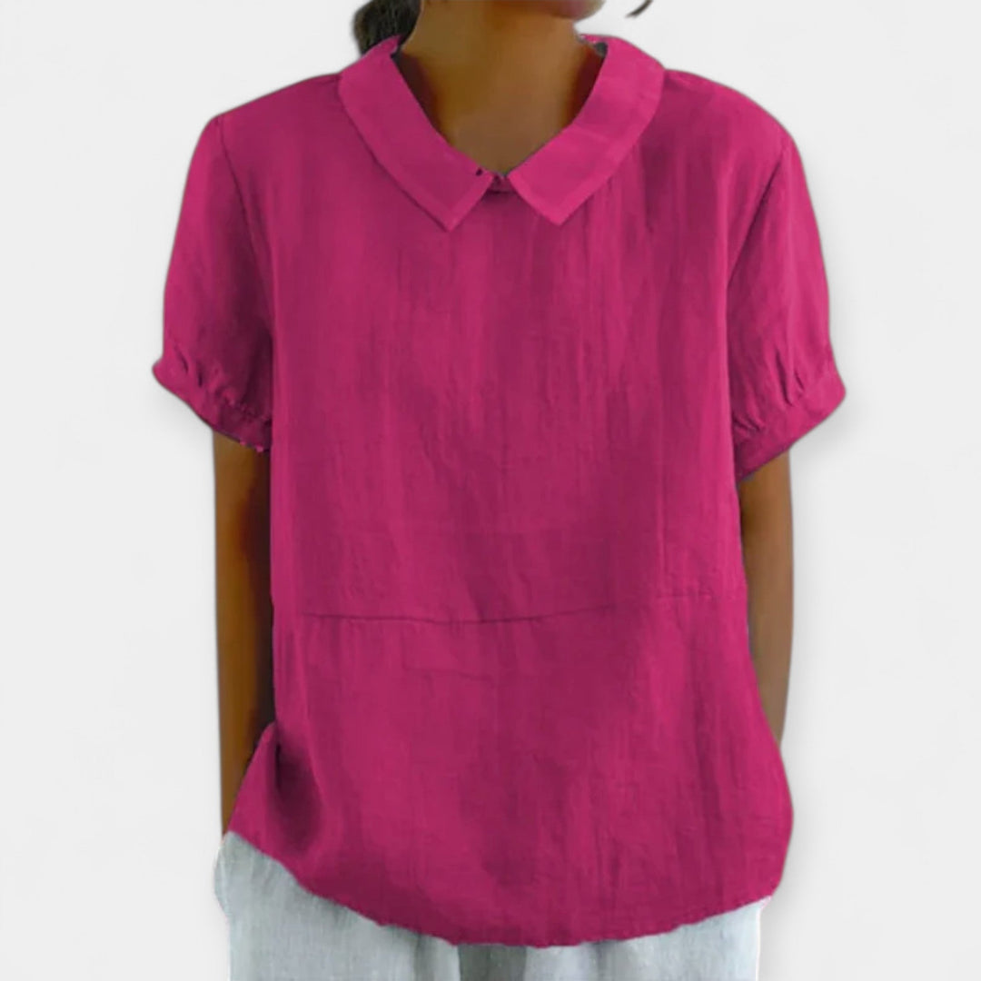 Cotton Blouse with Collar Jasmine's Boutique Australia