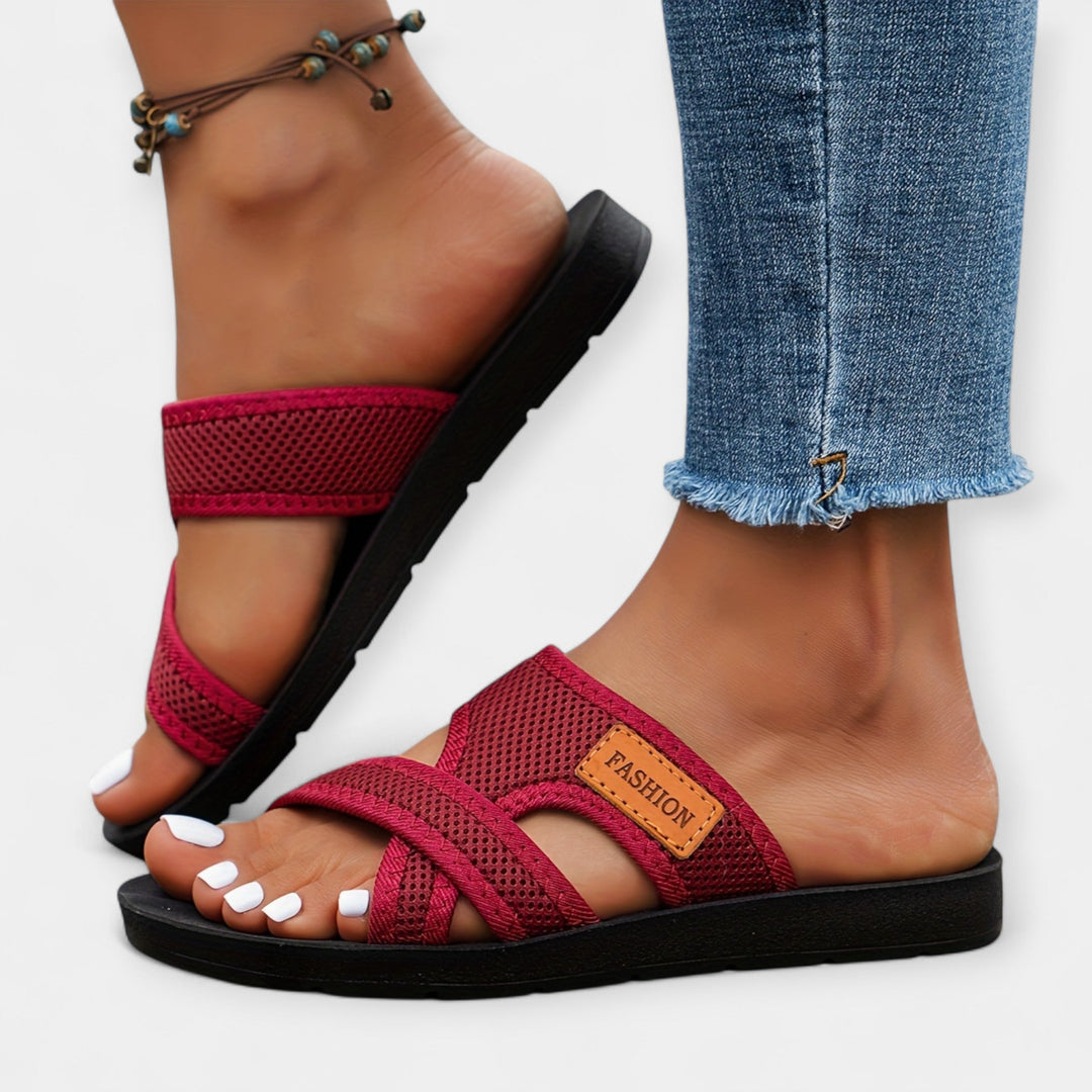 Summer Mesh Sandals Liora Lane Boutique