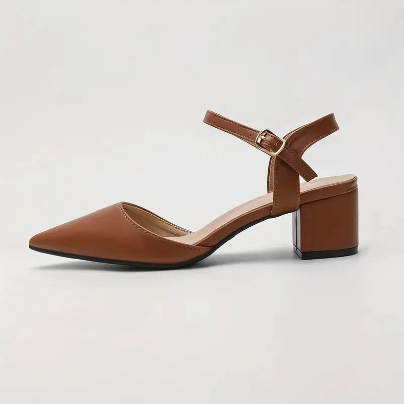 Zoe Block Heels  Liora Lane Boutique