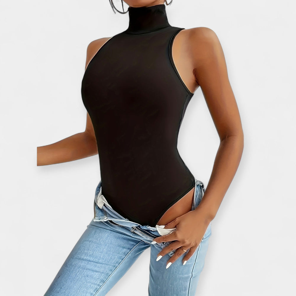 Sleeveless Bodysuit with High Neck Jasmine's Boutique Australia
