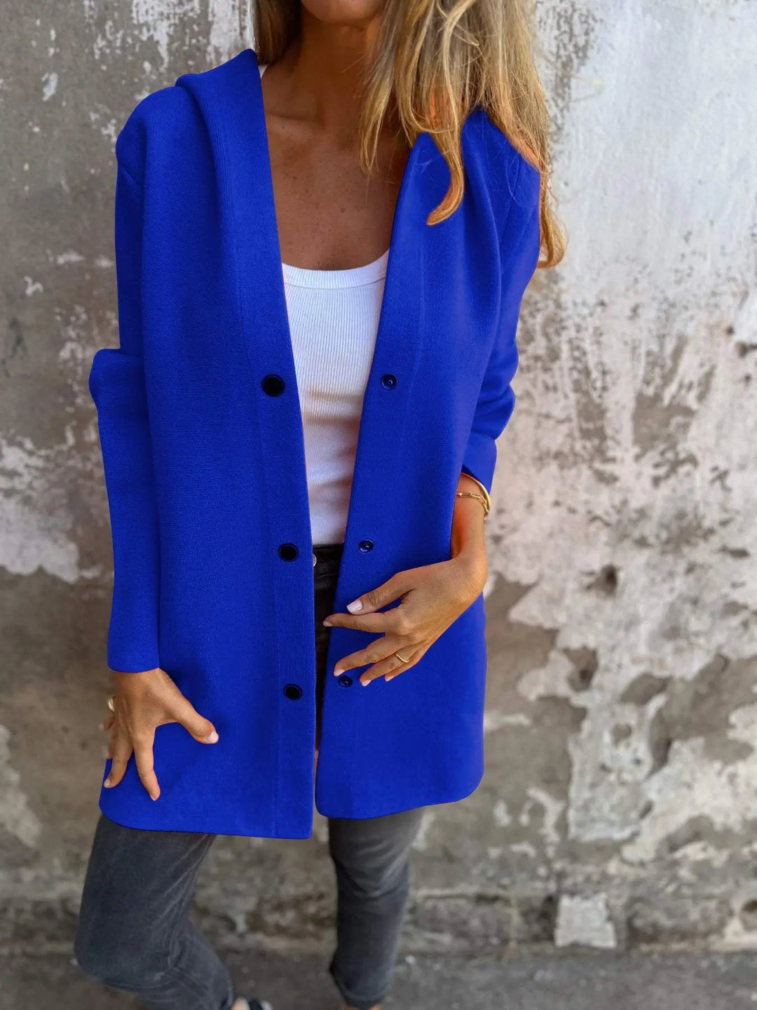 Scarlet Elegance Longline Coat Jasmine's Boutique Australia