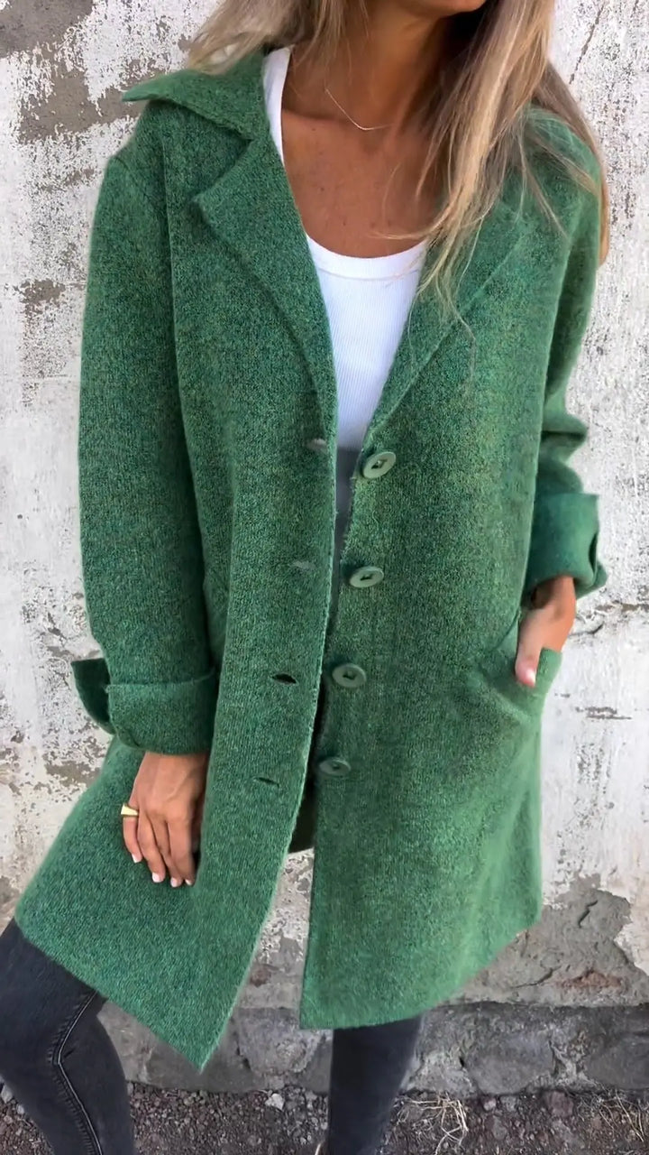 Haven Button-Front Coat Jasmine's Boutique Australia