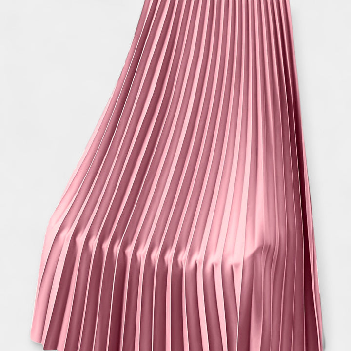 Long Pleated Satin Skirt Jasmine's Boutique Australia