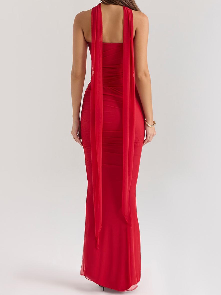 Red Strapless Bustier and Skirt Set Jasmine's Boutique Australia