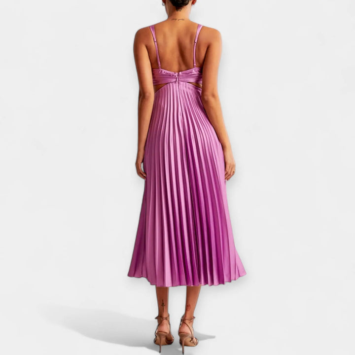 Maxi Dress with Pleated Design Jasmine's Boutique Australia