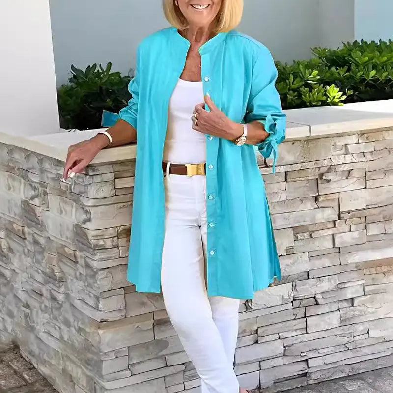 Radiance Flow Longline Shirt Jasmine's Boutique Australia