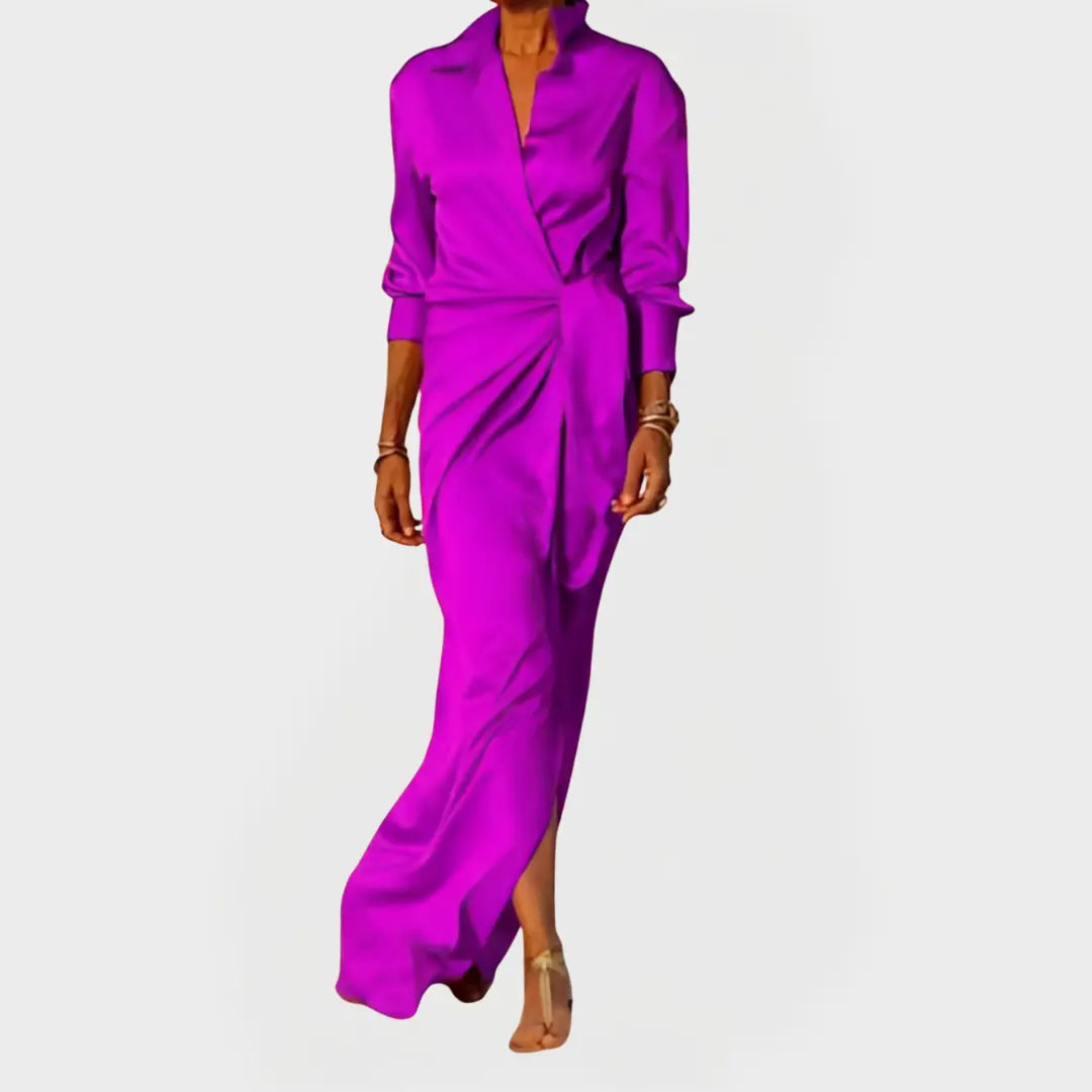 Long Dress for Formal Occasions with Bow Jasmine's Boutique Australia