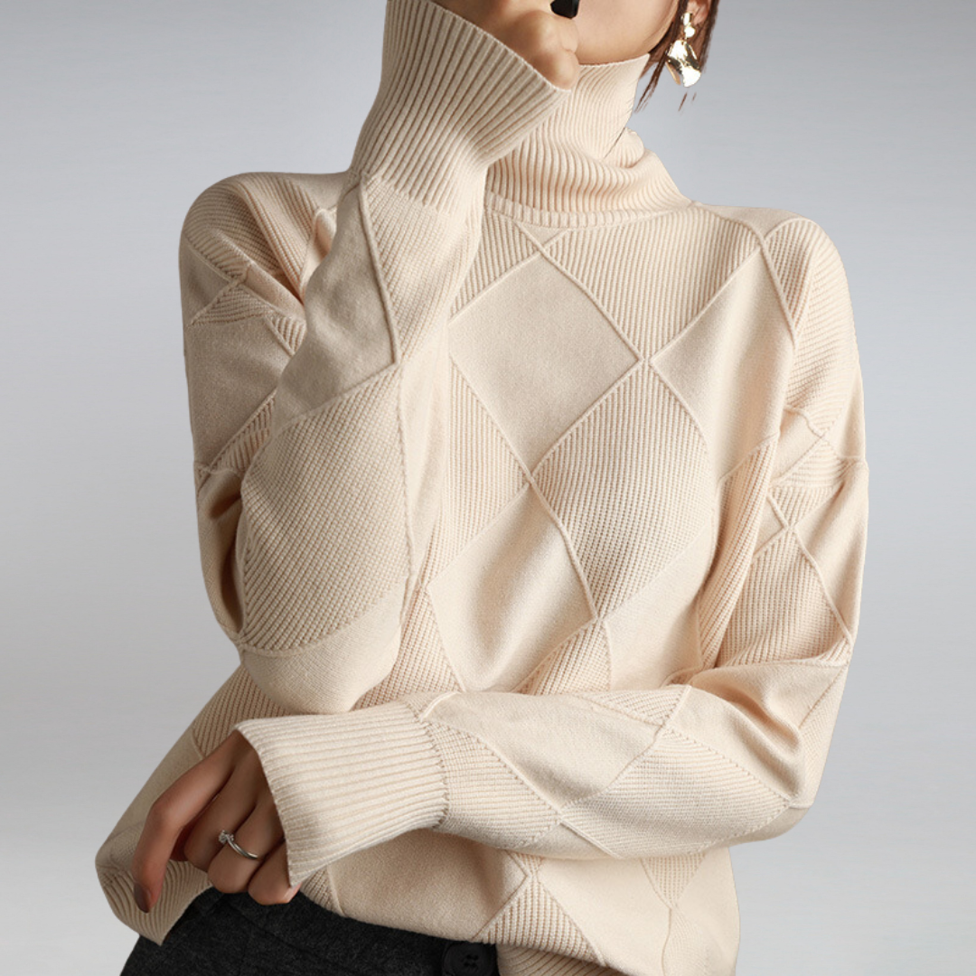 Deborah | Casual Knitted Sweater  Liora Lane Boutique  Beige / 3XL 39.95
