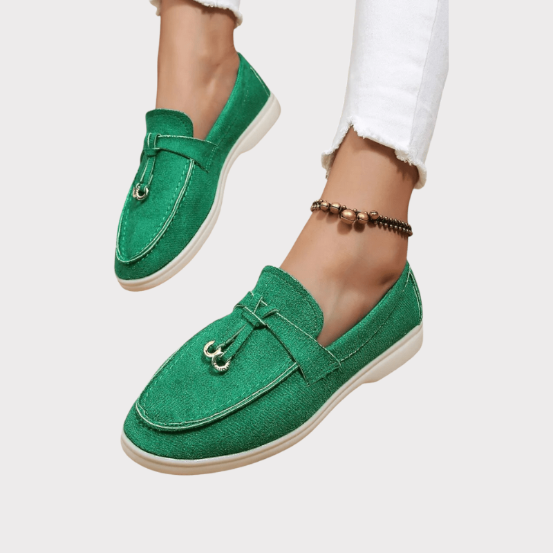 Coralie | Suede-Finish Everyday Loafers Liora Lane Boutique