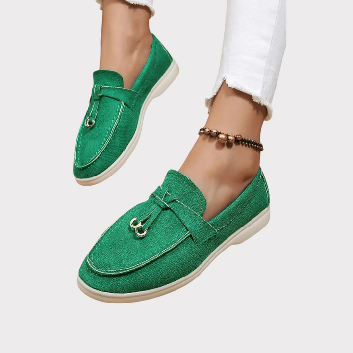 Coralie | Suede-Finish Everyday Loafers Liora Lane Boutique