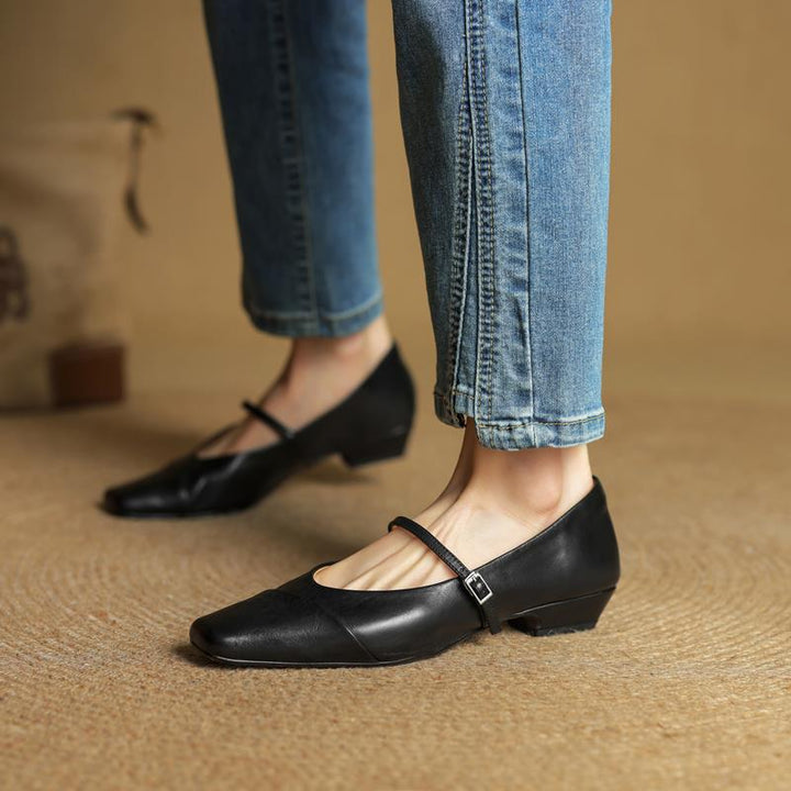 Velin Genuine Leather Pumps  Liora Lane Boutique