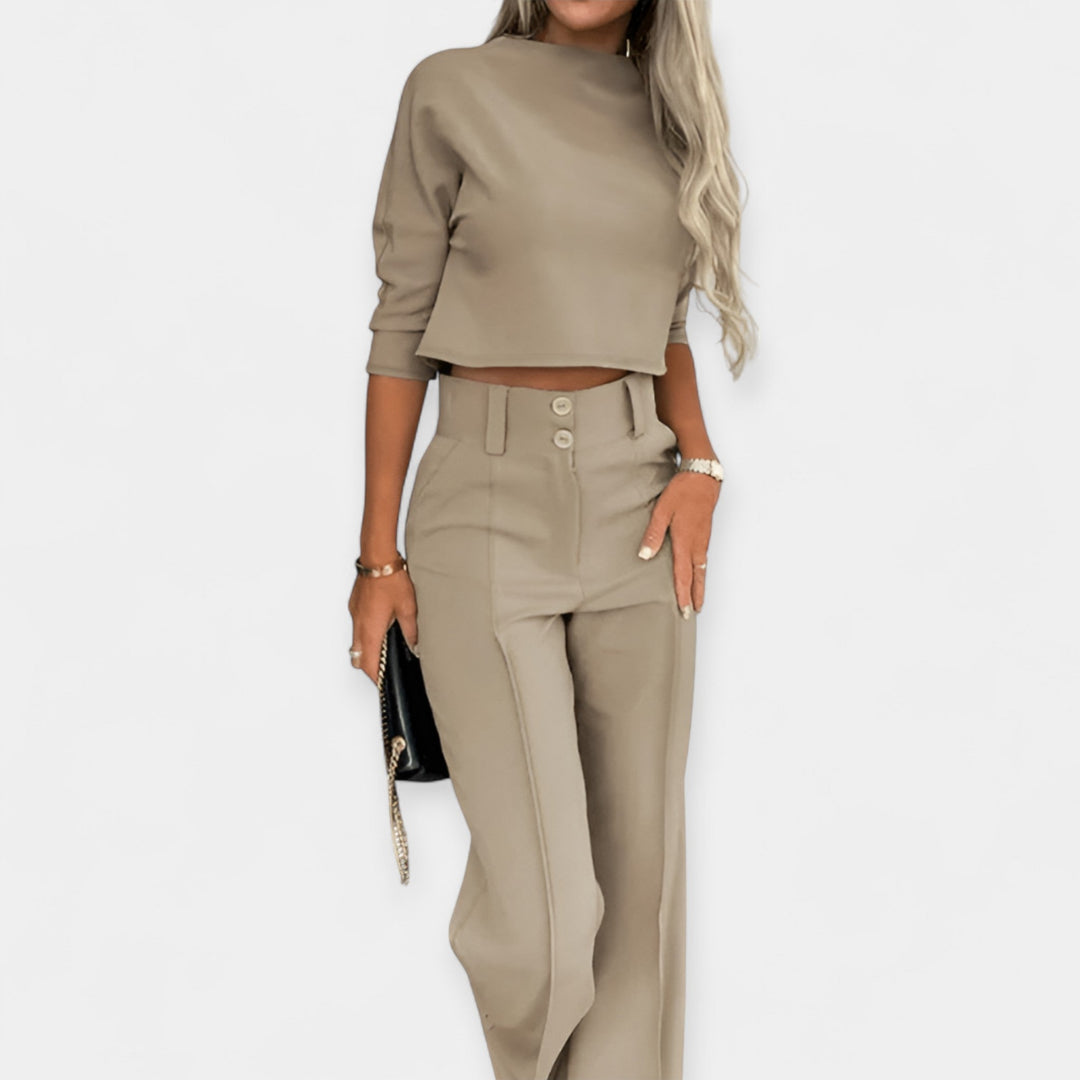 Crop Top and Pants Set Jasmine's Boutique Australia