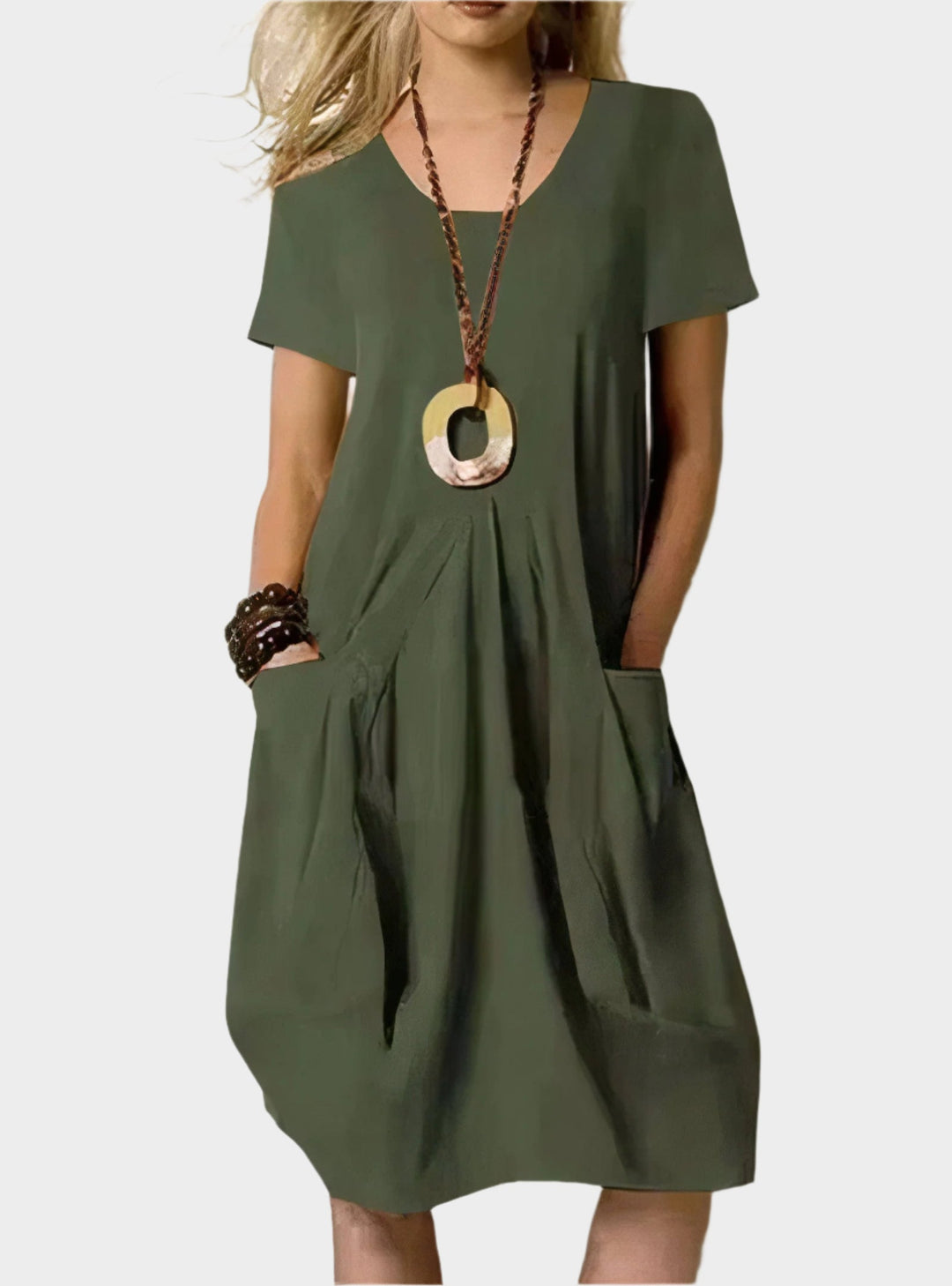 Airy Long Dress with Pockets Jasmine's Boutique Australia