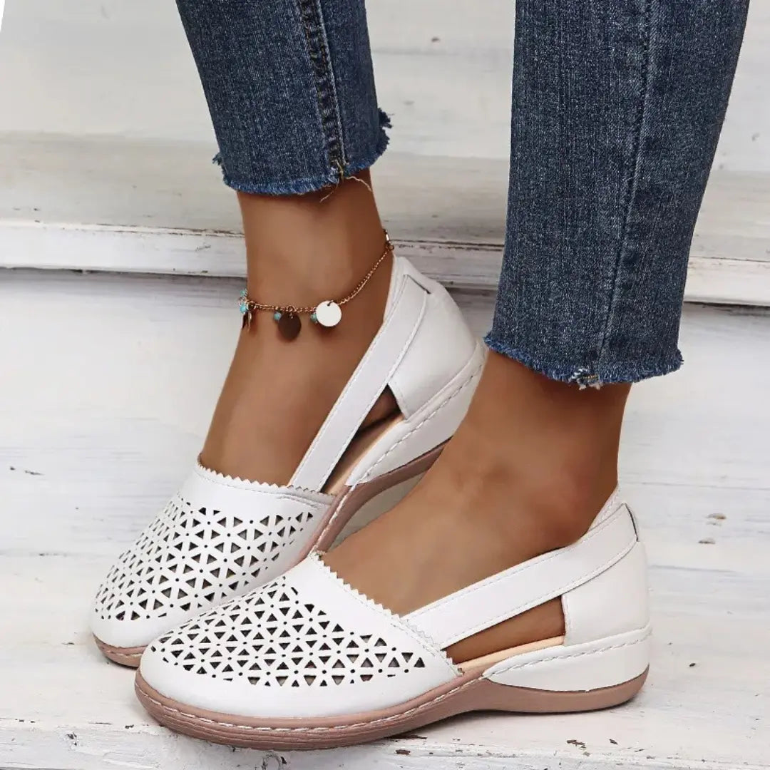 Breezy Comfort Cutout Flats Jasmine's Boutique Australia