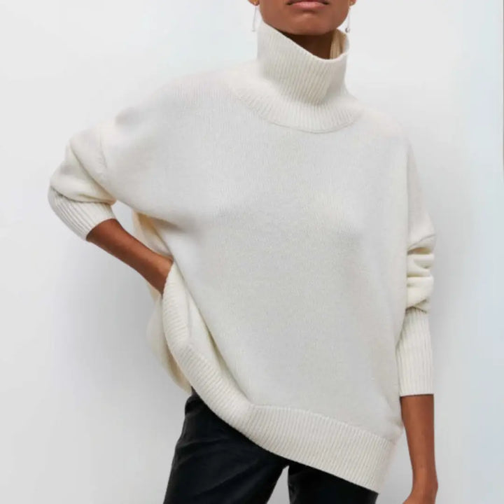Arctic Sky Oversized Turtleneck Sweater Jasmine's Boutique Australia